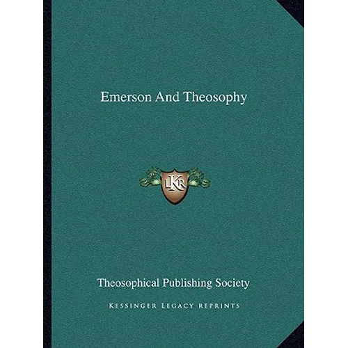 Emerson And Theosophy - Paperback