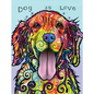 Dean Russo Dog Is Love Journal: Lined Journal - Hardcover