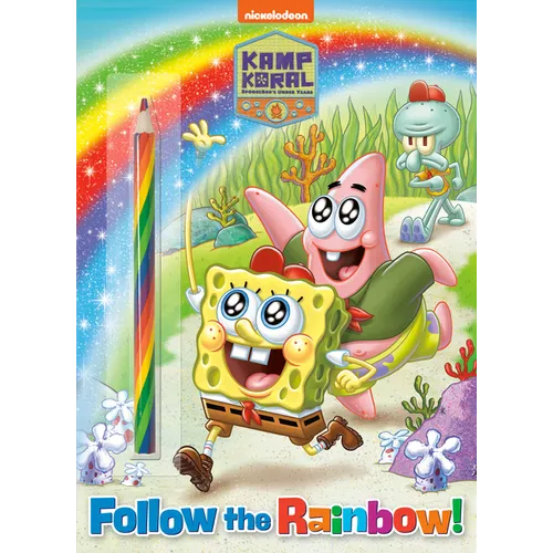 Follow the Rainbow! (Kamp Koral: Spongebob's Under Years): Activity Book with Multi-Colored Pencil - Paperback