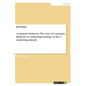 Consumer Behavior. The role of Consumer Behavior in marketing strategy in the 3 marketing stimuli - Paperback