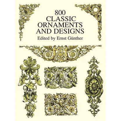 800 Classic Ornaments and Designs - Paperback