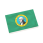Washington State Flag - Custom Printed LEGO® - Made Using a LEGO® Tile