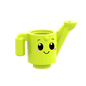 Watering Can with Smile - Minifig Scale - Custom Printed - Made Using LEGO® Parts