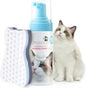 Waterless Cat Shampoo Foam & Brush Kit No Rinse Hypoallergenic 5oz