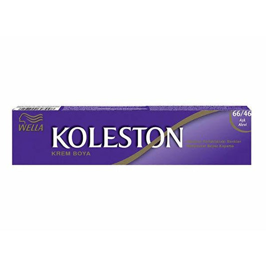 Koleston Love Flame 66/46 Red Hair Dye: Permanent Color, 100% Grey Coverage, and Glossy Finish
