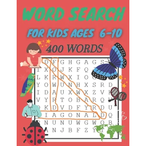 word search for kids ages 6-10: 400 Word Search Puzzles - Paperback