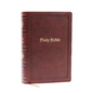NKJV Bible: Personal Size Giant Print, Brown Leathersoft, Holy Bible, Red Letter, Comfort Print: New King James Version - Imitation Leather