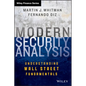 Modern Security Analysis - Hardcover