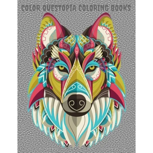 color questopia coloring books: Adult Coloring Book For Stress Relief and Relaxation - Paperback