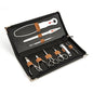 Solingen Professional Manicure Set - Complete Nail Grooming Kit with Leather Case, Cuticle & Nail Scissors - For Home Pedicure & Personal Care