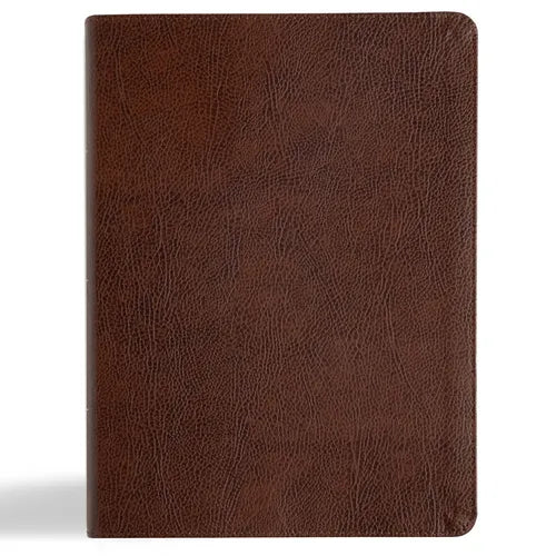 KJV Study Bible, Large Print Edition, Brown Bonded Leather - Bonded Leather
