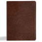 KJV Study Bible, Large Print Edition, Brown Bonded Leather - Bonded Leather
