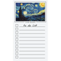 To Do List Notepad: Van Gogh Art, Checklist, Task Planner for Grocery Shopping, Planning, Organizing - Paperback
