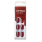 Impress Color Espresso Yourself: Short Adhesive False Nails for a Quick, Easy Manicure & Salon Shine