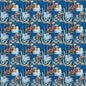 Whimsy Blue Floral 44"/45" Fabric Per Yard