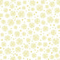 White And Gold Sparklers Cotton 43"/44" Fabric Per Yard