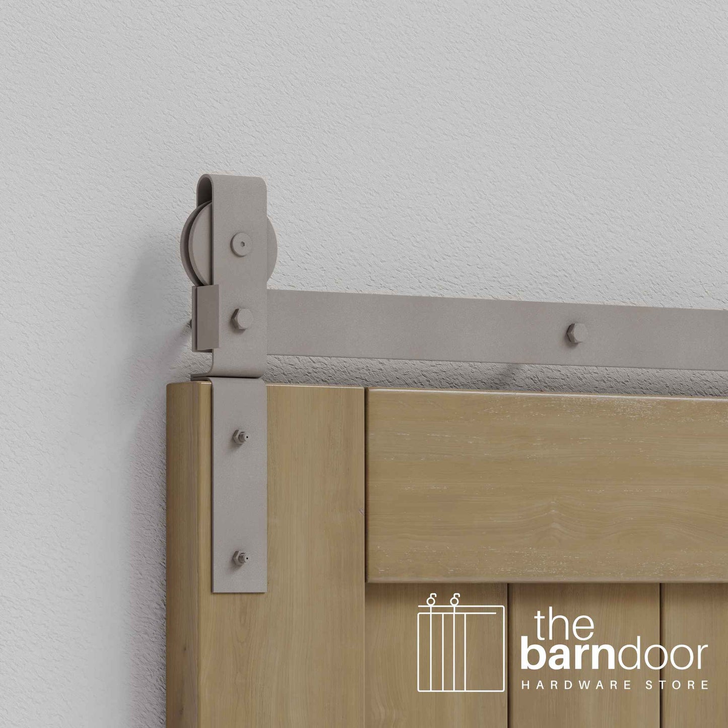 J-Strap Heavy Duty Bifold Barn Door Hardware Kit | 2 Door Kit