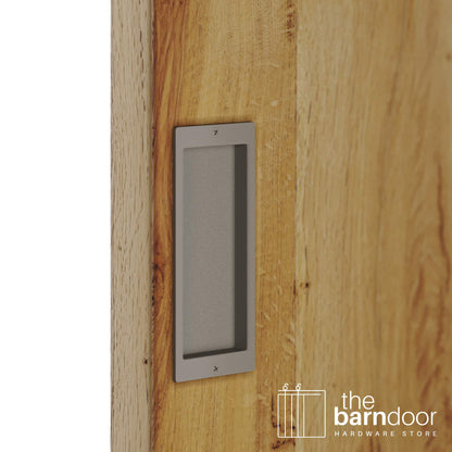 Barn Door Square Corner Flush Pull