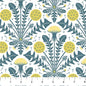 White Dandelion Tender Cotton 44"/45" Fabric Per Yard