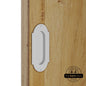 Barn Door Full Radius with Wings Flush Pull
