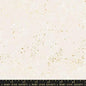 White Gold Speckled Metallic Cotton Wideback Fabric per yard