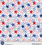 White Patriotic Minis PMIN-6058-W Cotton 44/45 Fabric Per Yard
