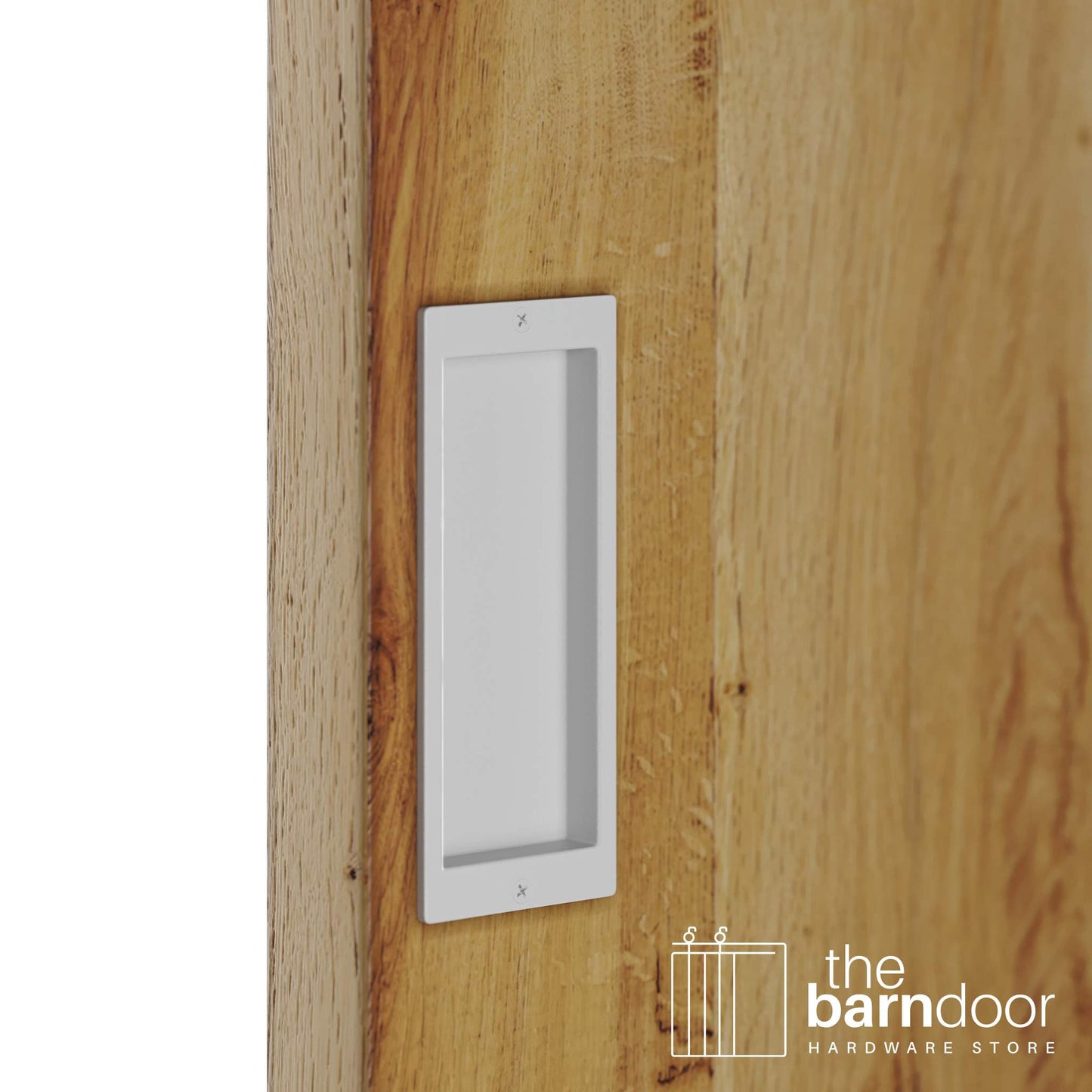 Barn Door Square Corner Flush Pull