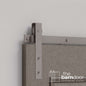 Flat Top Strap Heavy Duty Sliding Barn Door Hardware Kit