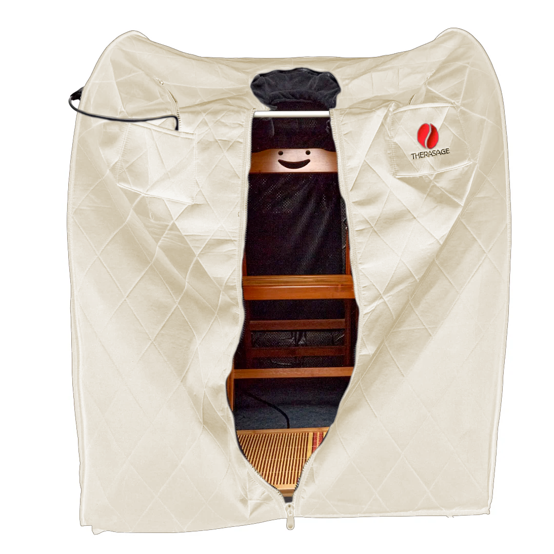 Thera360 Plus Portable Infrared Sauna – White *DUE TO POPULAR DEMAND, ALLOW 2 WEEKS FOR SHIPPING*