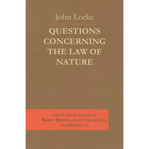 Questions Concerning the Law of Nature - Paperback