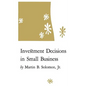 Investment Decisions in Small Business - Paperback