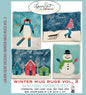 Winter Mug Rug Vol III Embroidery USB