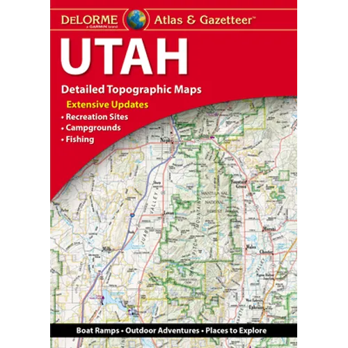Delorme Atlas & Gazetteer: Utah - Paperback