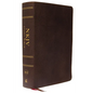 NKJV Study Bible, Premium Calfskin Leather, Brown, Full-Color, Red Letter Edition, Indexed, Comfort Print: The Complete Resource for Studying God's Wo - Leather