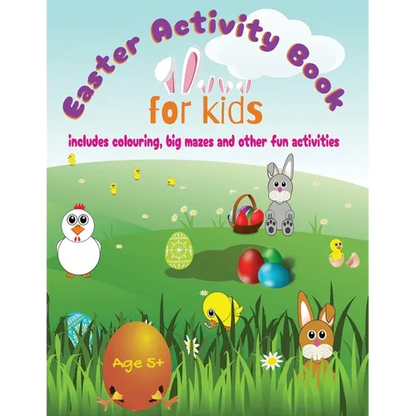 Easter Activity Book For Kids: Mazes, Colouring and Educational Activities For Kids - Paperback