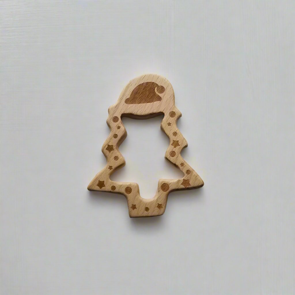 Christmas Tree Wooden Teether Toy