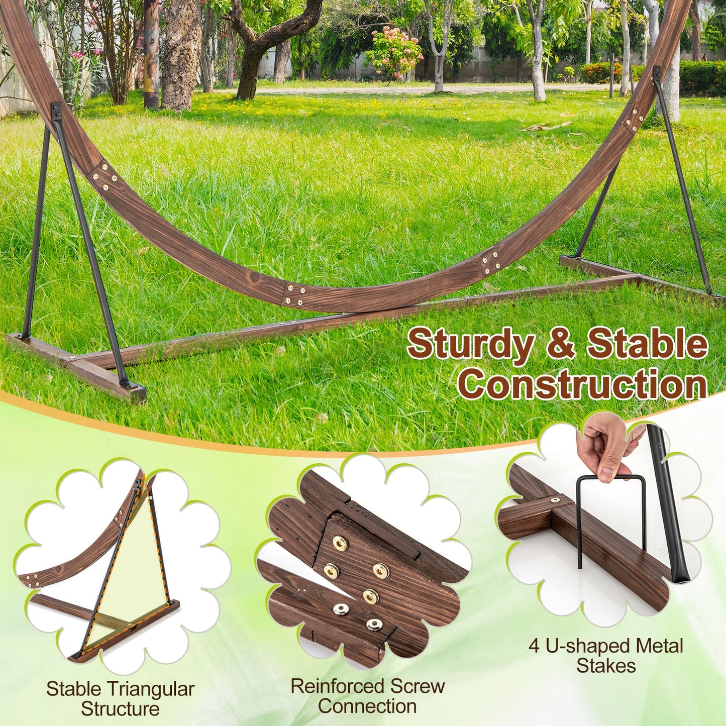 Wooden Wedding Arch Solid Wood Arbor Backdrop Stand for Wedding Ceremony