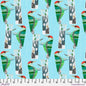 Woodpecker Sky Blue Cotton 44"/45" Fabric Per Yard