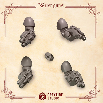 3d Printed Crimson Lords Wristguns  by Greytide Studio