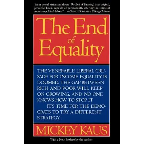 End of Equality - Paperback