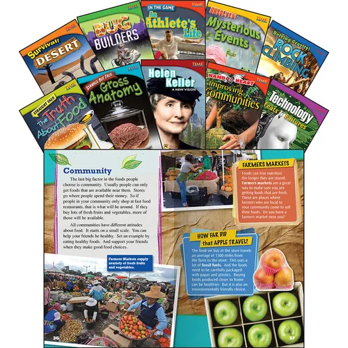 Time for Kids(r) Informational Text Grade 4 Readers Set 1 10-Book Set - Paperback