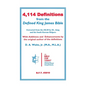 4,114 Definitions from the Defined King James Bible - Hardcover