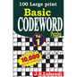 100 Large print Basic Codeword puzzles - Paperback