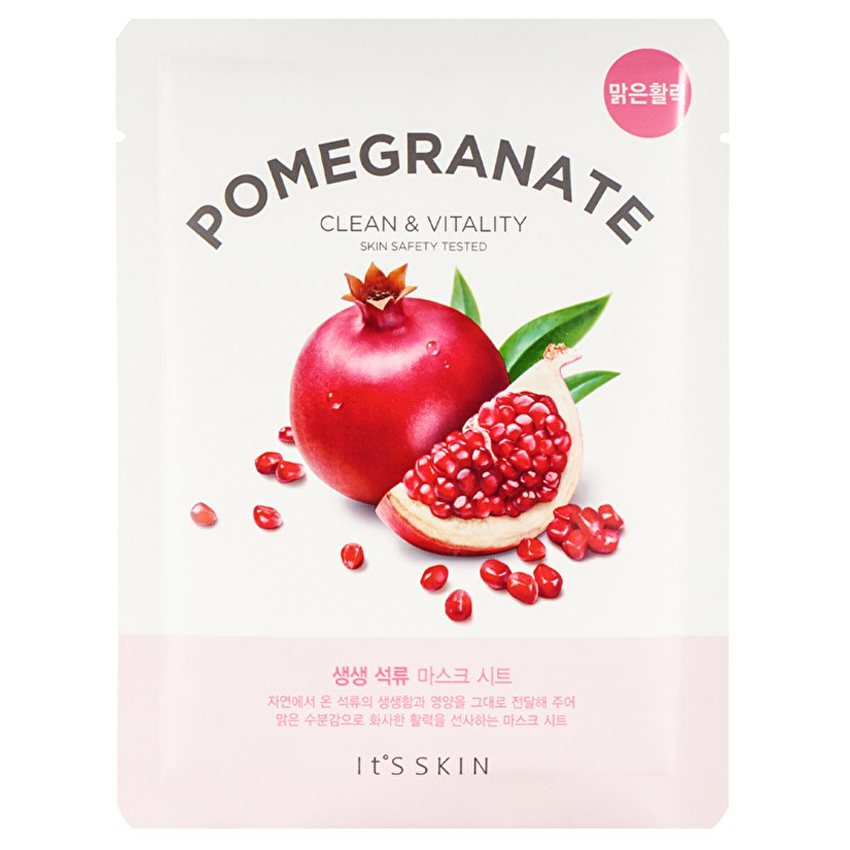 It'S Skin Pomegranate Facial Sheet Mask - Radiant, Hydrating Natural Skincare for Glowing Skin