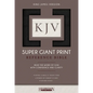 KJV Super Giant Print Bible - Imitation Leather