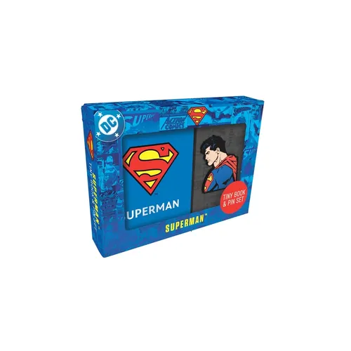 DC Comics: Superman Tiny Book and Pin Set - Paperback