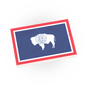 Wyoming State Flag - Custom Printed - Made Using LEGO® Parts