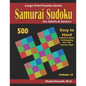 Samurai Sudoku for Adults & Seniors: 500 Easy to Hard Sudoku Puzzles Overlapping into 100 Samurai Style - Paperback