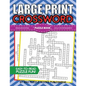 Large Print Crossword Puzzle Book: Crossword Puzzle Books For Adults Large Print - Brain Boosting Entertainment - Increase Your IQ With These Stay-Sha - Paperback