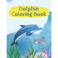 Dolphin Coloring Book - 45 coloring pages - Large sized 8,5 x 11 inch pages - Paperback